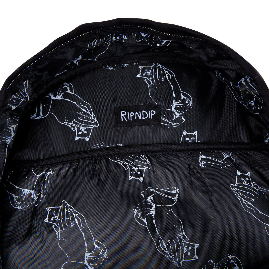 LORD NERMAL VELCRO HANDS BACKPACK (BLACK)