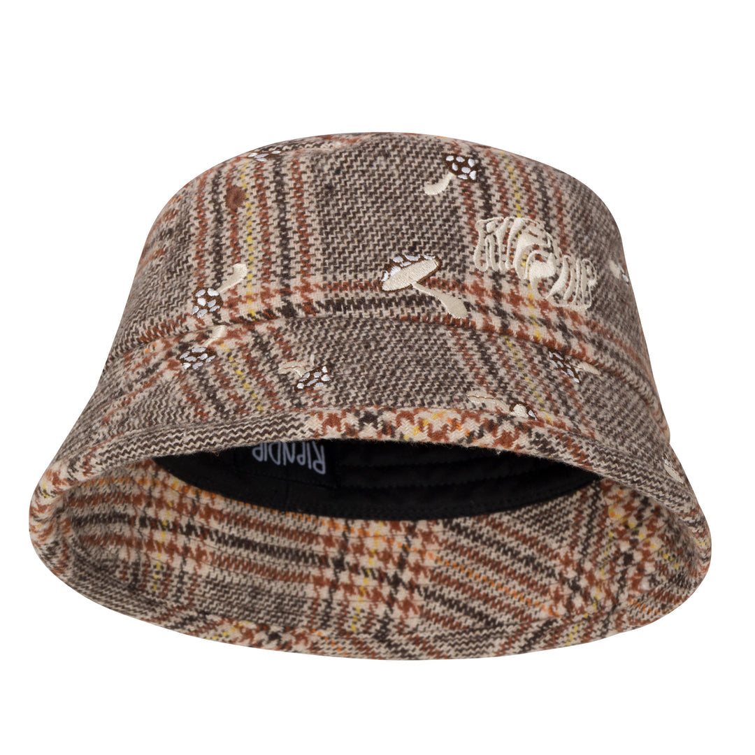 EUPHORIA BUCKET HAT (BROWN PLAID)