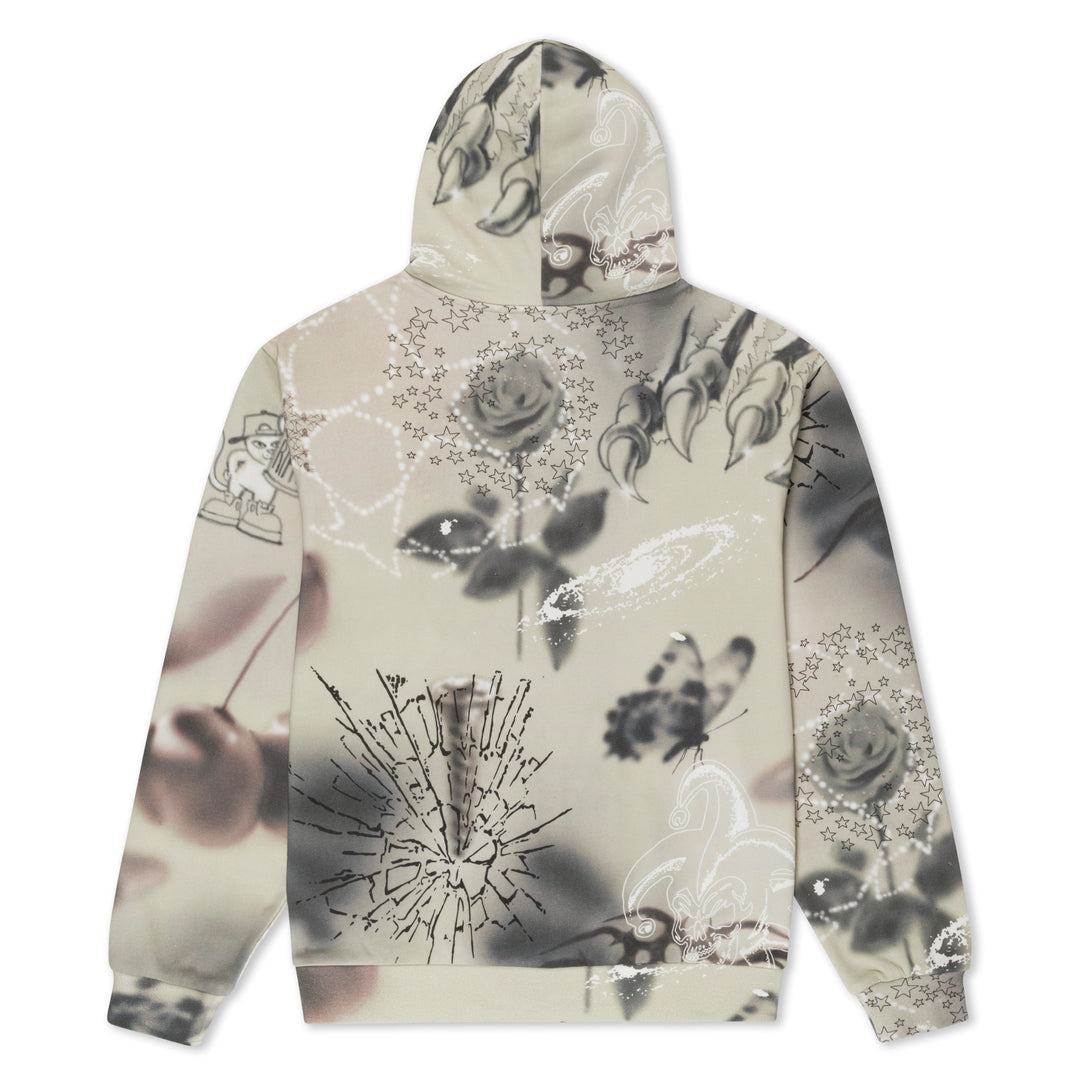 STARGAZING ZIP UP HOODIE (OFF WHITE)