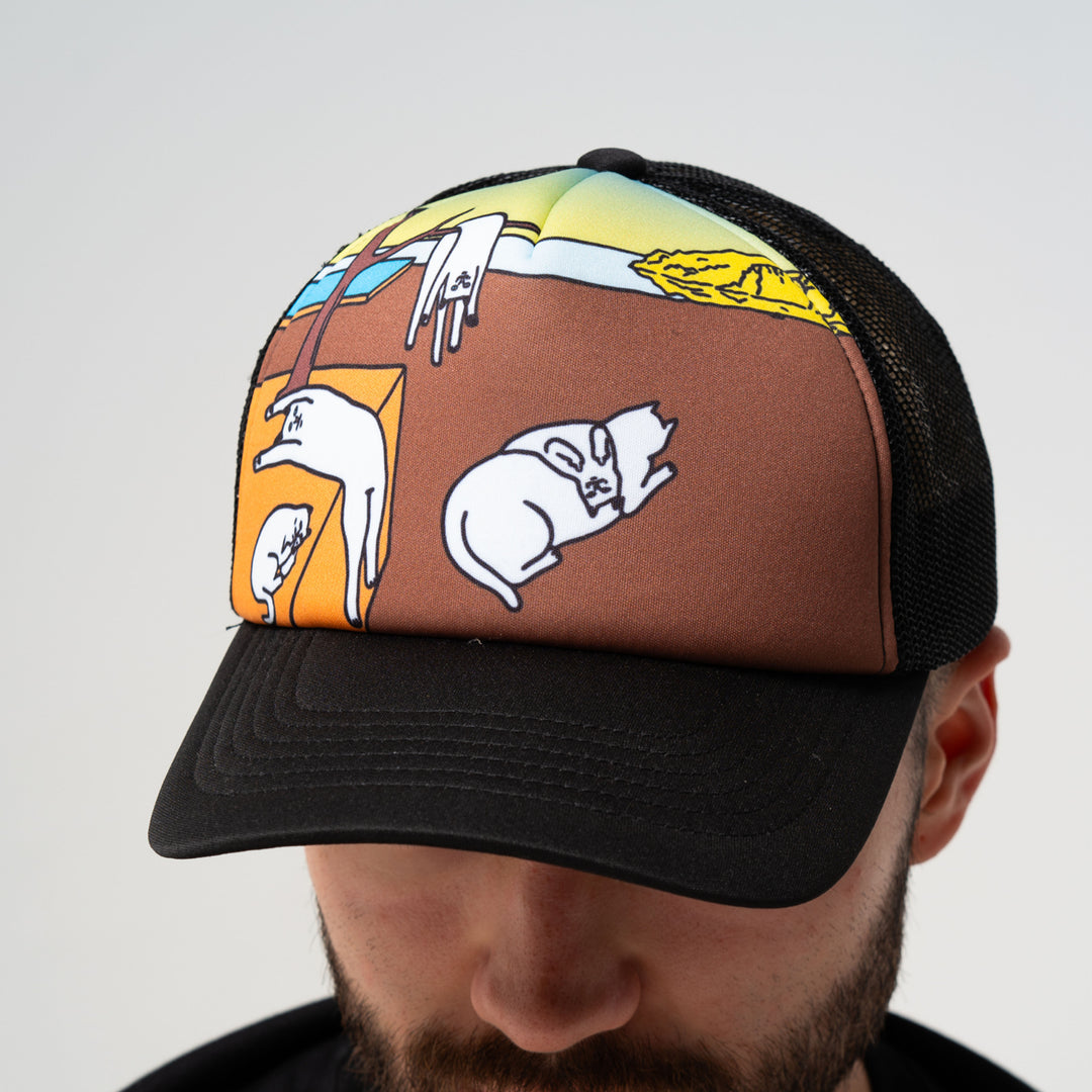 NERMALI TRUCKER HAT (BLACK)