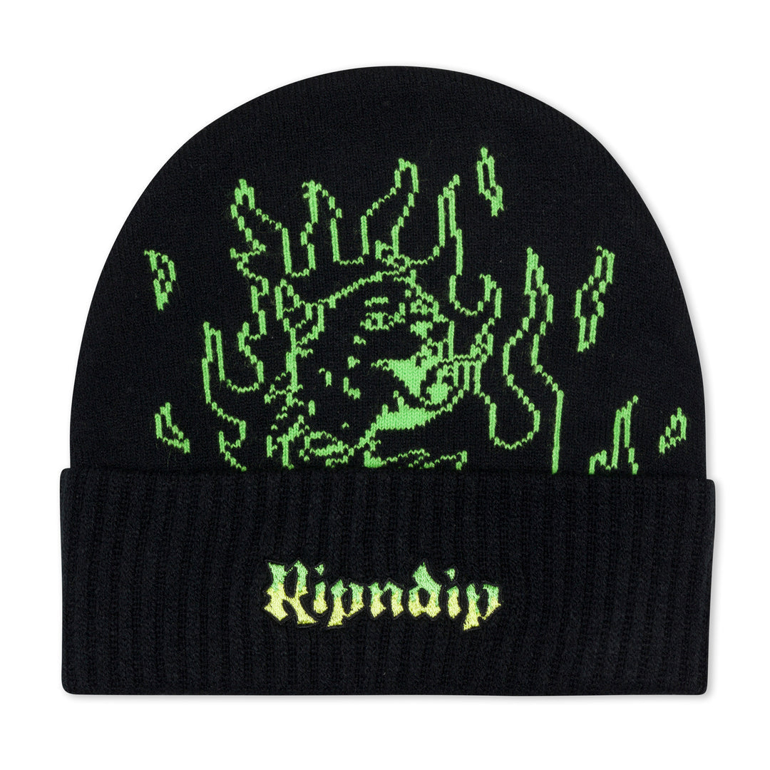 HORNTAIL BEANIE (BLACK)