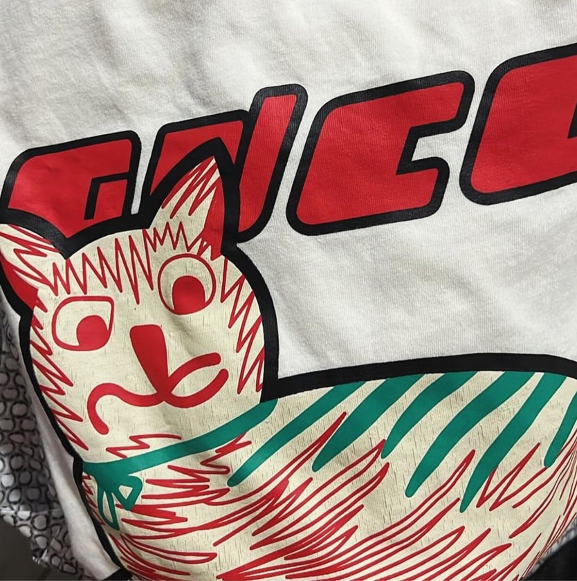 GUCCI DISTRESSED CAT TEE