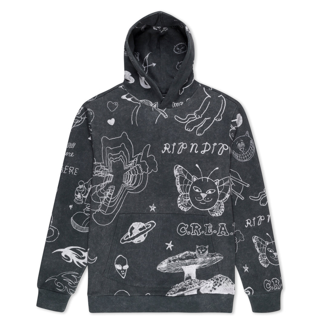 NERMAL DOMINATION HOODIE (BLACK VINTAGE)