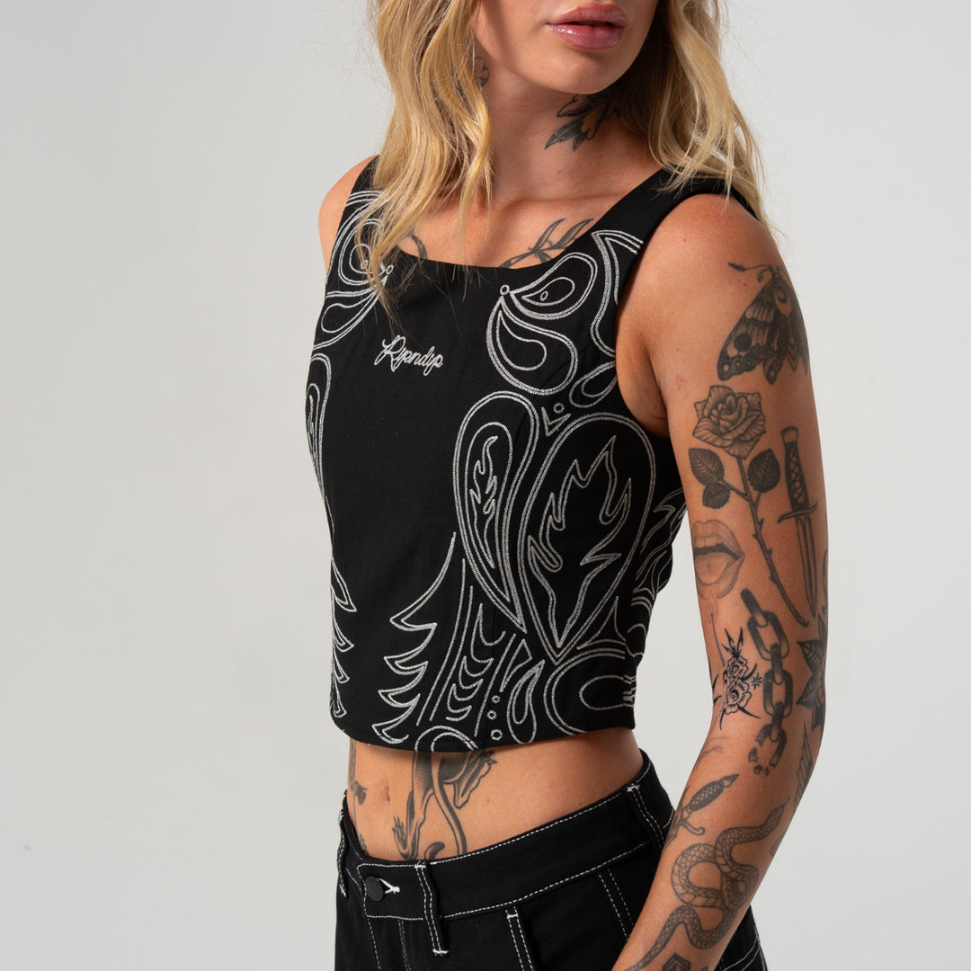 HOWDY CORSET TOP (BLACK)