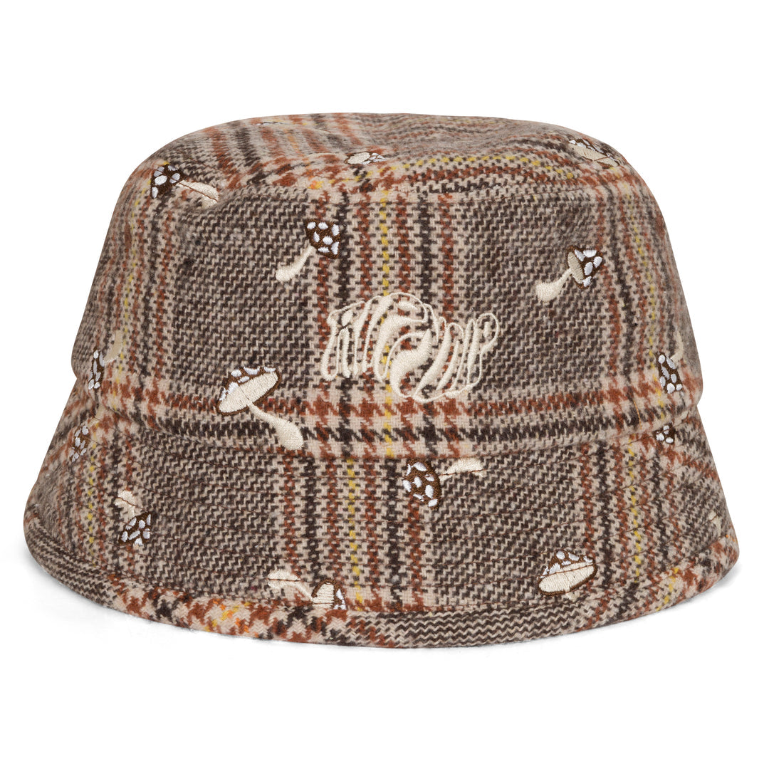 EUPHORIA BUCKET HAT (BROWN PLAID)