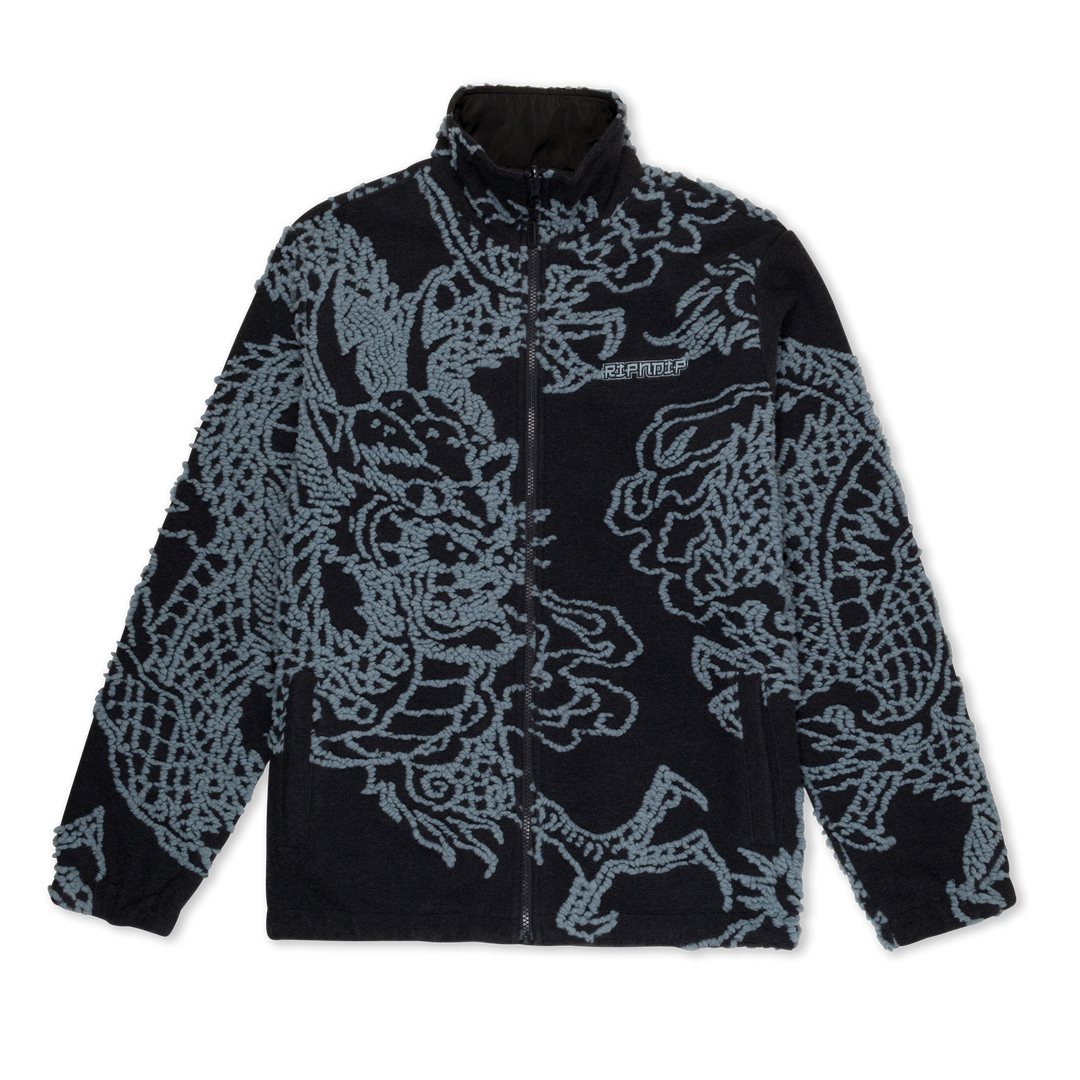 HAKU REVERSIBLE JACKET (BLACK / CHARCOAL)