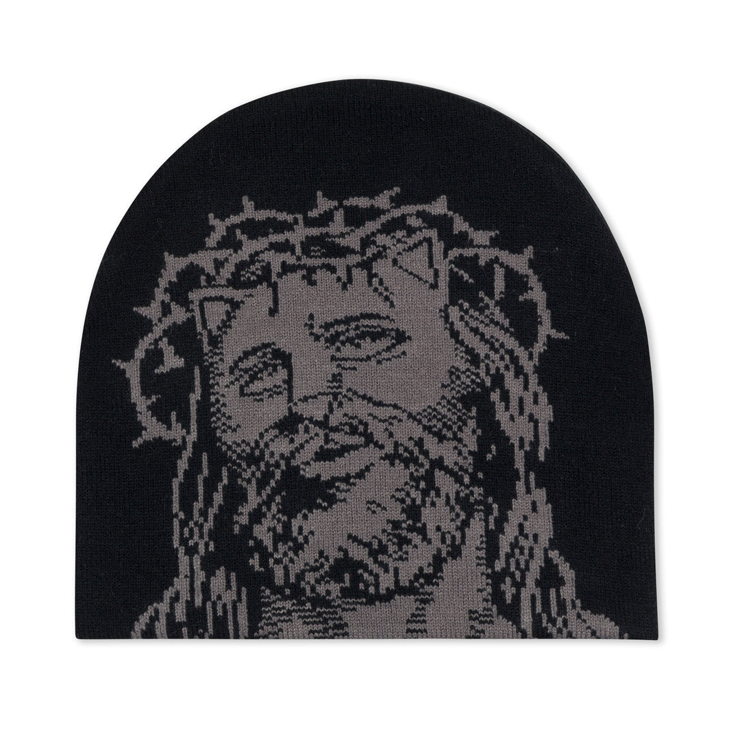 LORD SAVIOR SKULL BEANIE (BLACK)