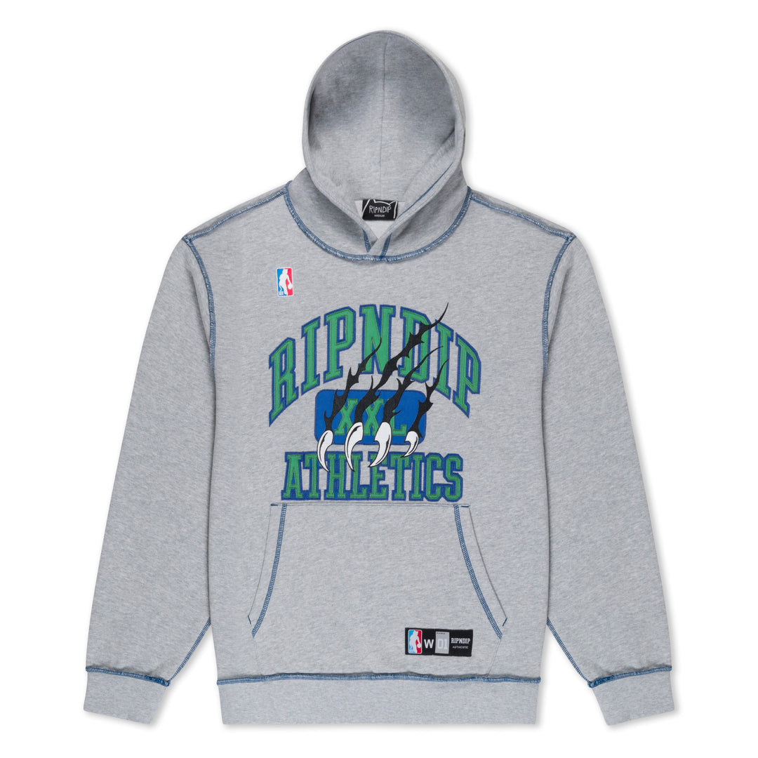 RIPNDIP ATHLETICS STITCH HOODIE (ASH HEATHER)