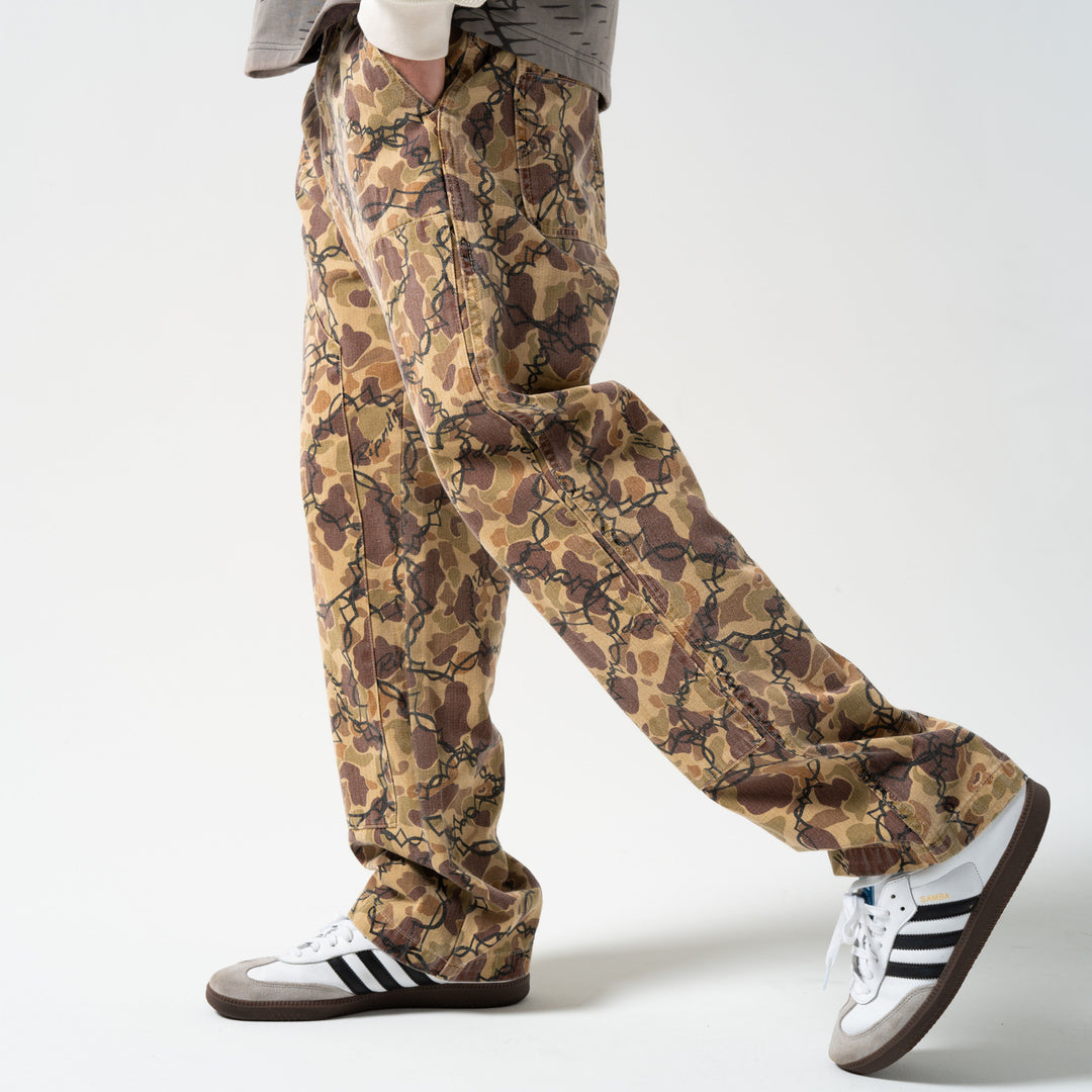 WIRED CARPENTER PANTS (TAN CAMO)