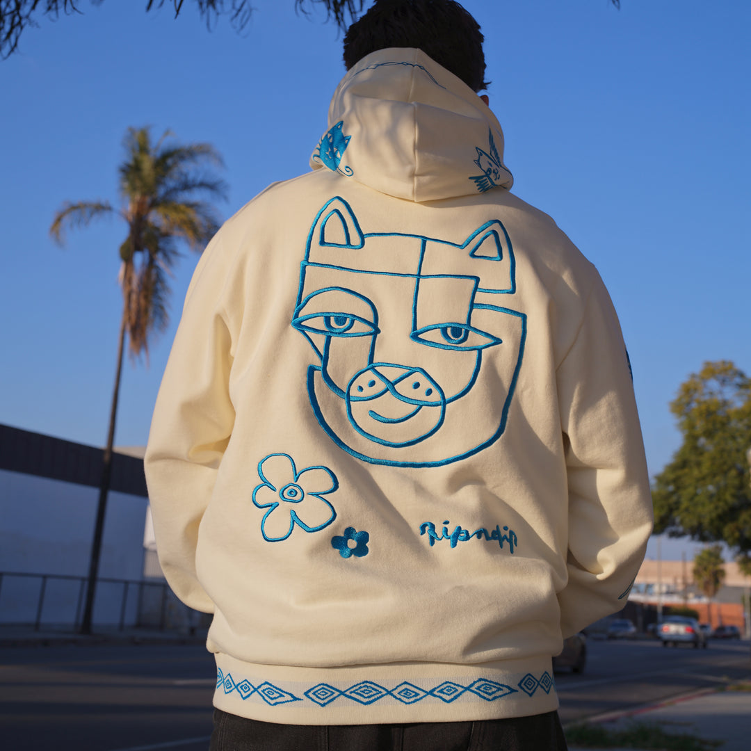 BLONDED HOODIE (OFF WHITE)