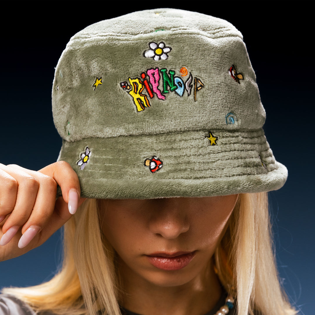 BROKEN DOWN SHERPA BUCKET HAT (LIGHT SAGE)