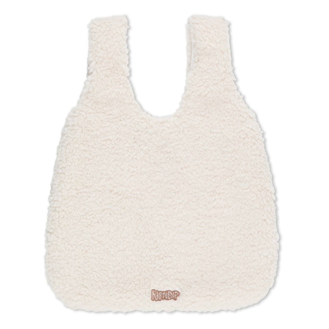 PEEKING NERMAL SHERPA TOTE BAG (NATURAL)