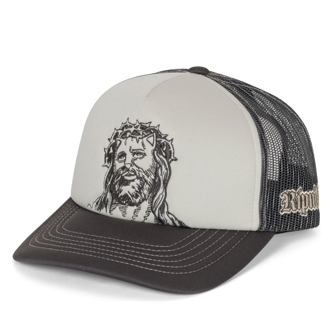 LORD SAVIOR TRUCKER HAT (DARK CHARCOAL )
