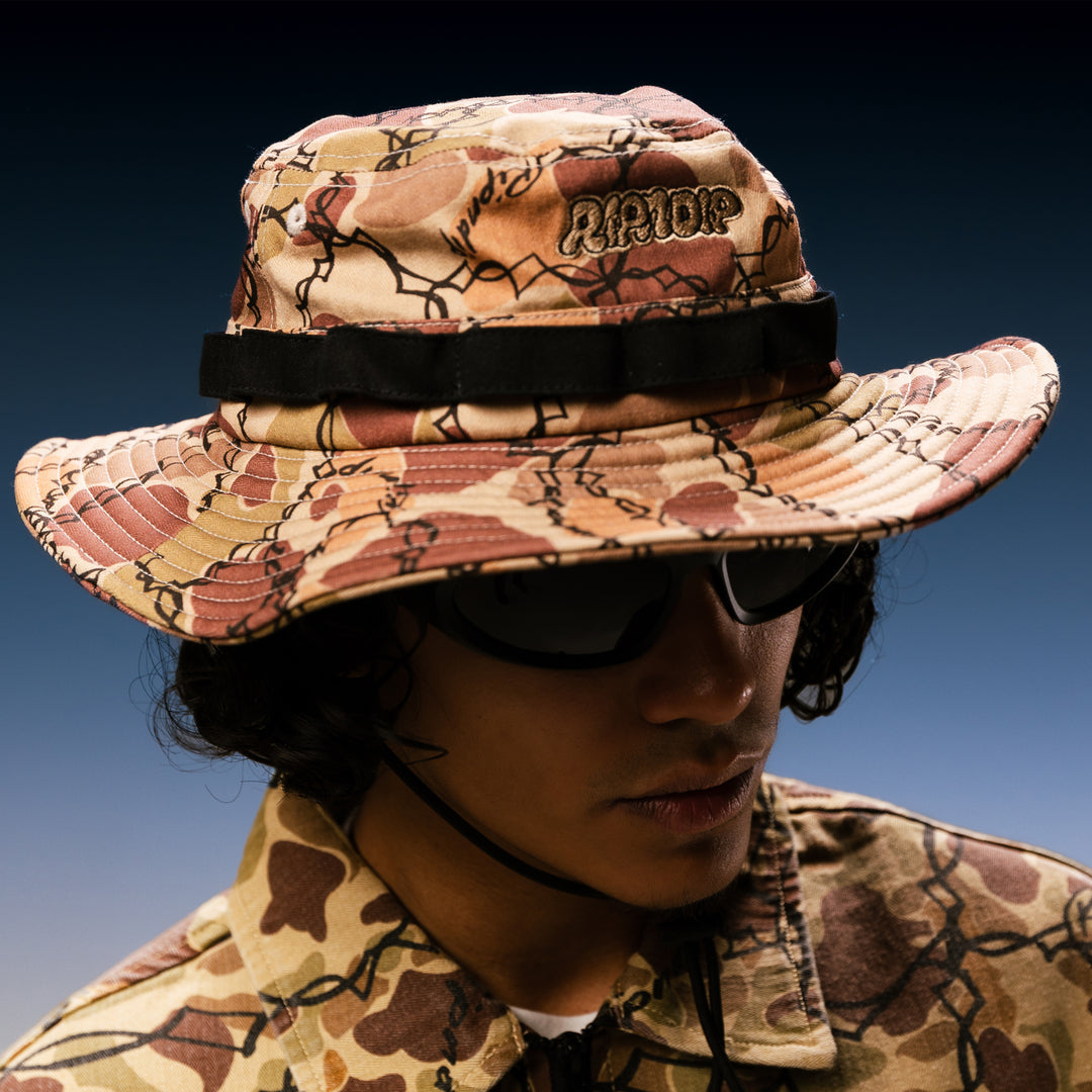WIRED BOONIE HAT (TAN CAMO)