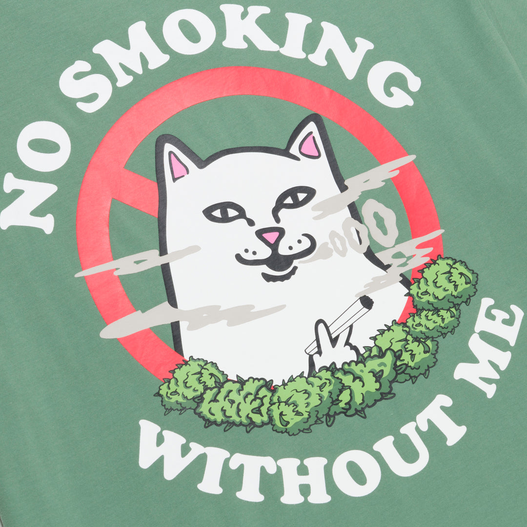 NO SMOKING TEE (LIGHT OLIVE)