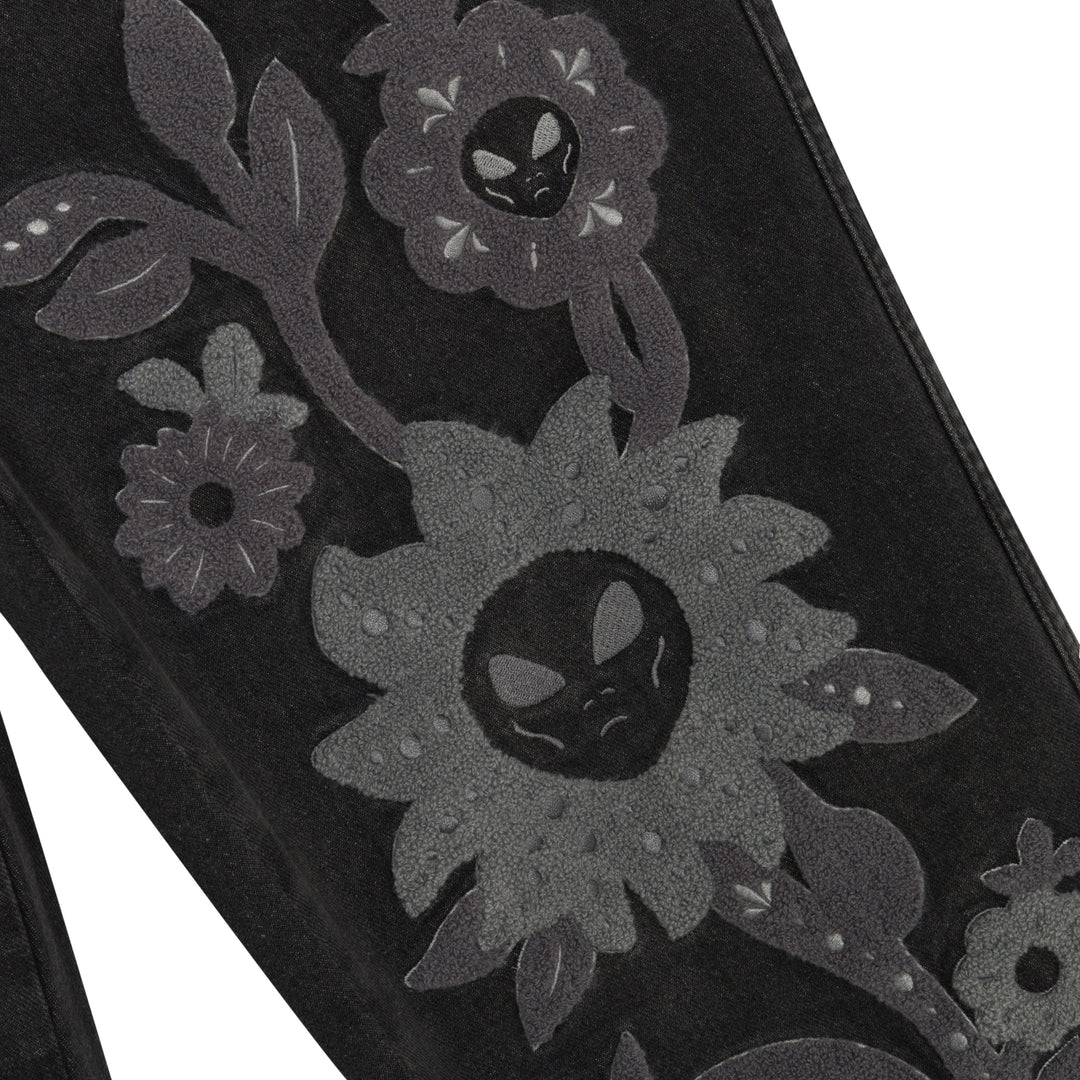 SPACE GARDEN PANTS (BLACK VINTAGE WASH)