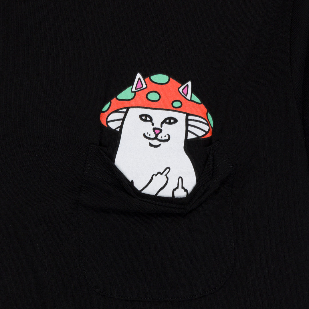 LORD SHROOMY POCKET TEE (BLACK)