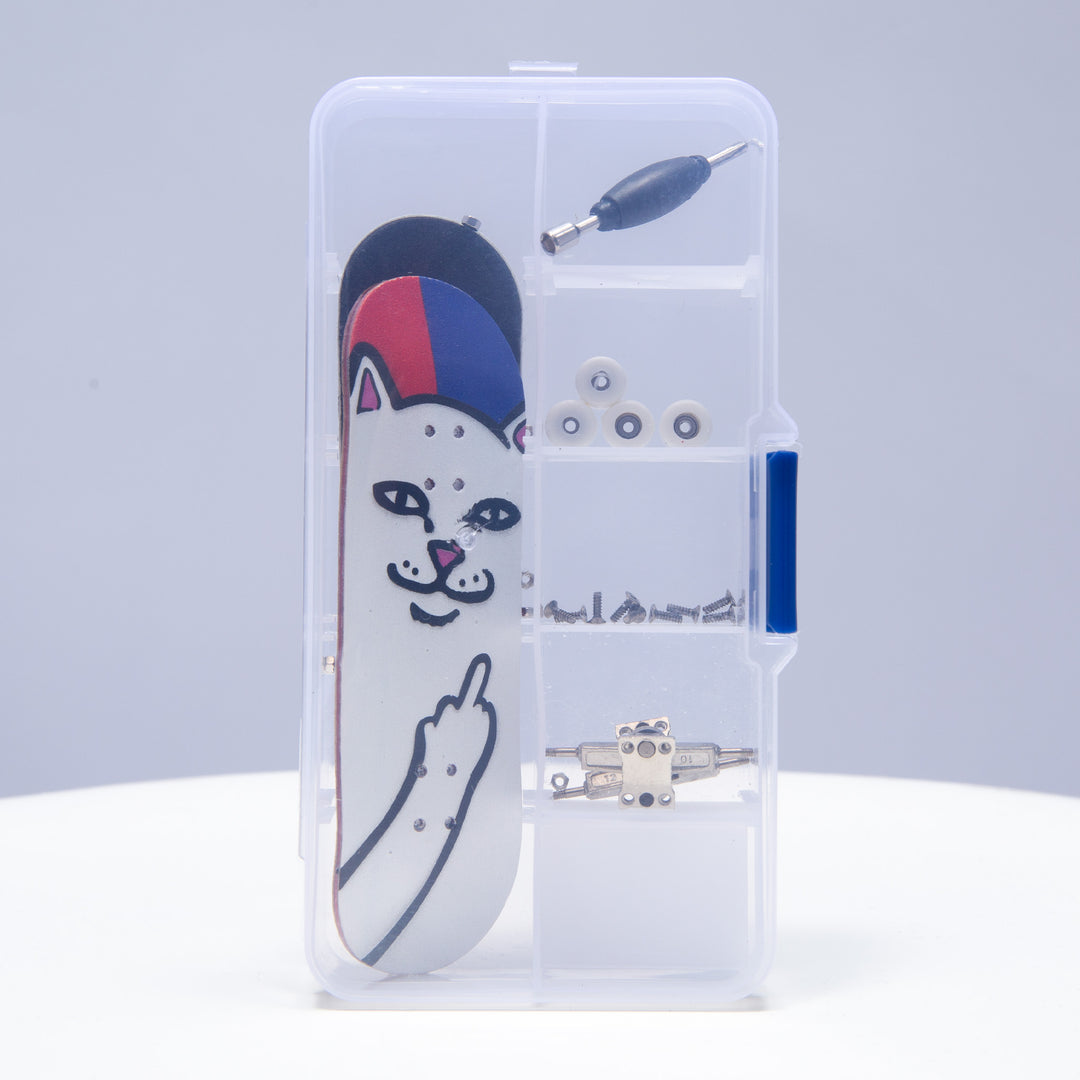 LORD NERMAL MINI SKATEBOARD (RED/BLUE)