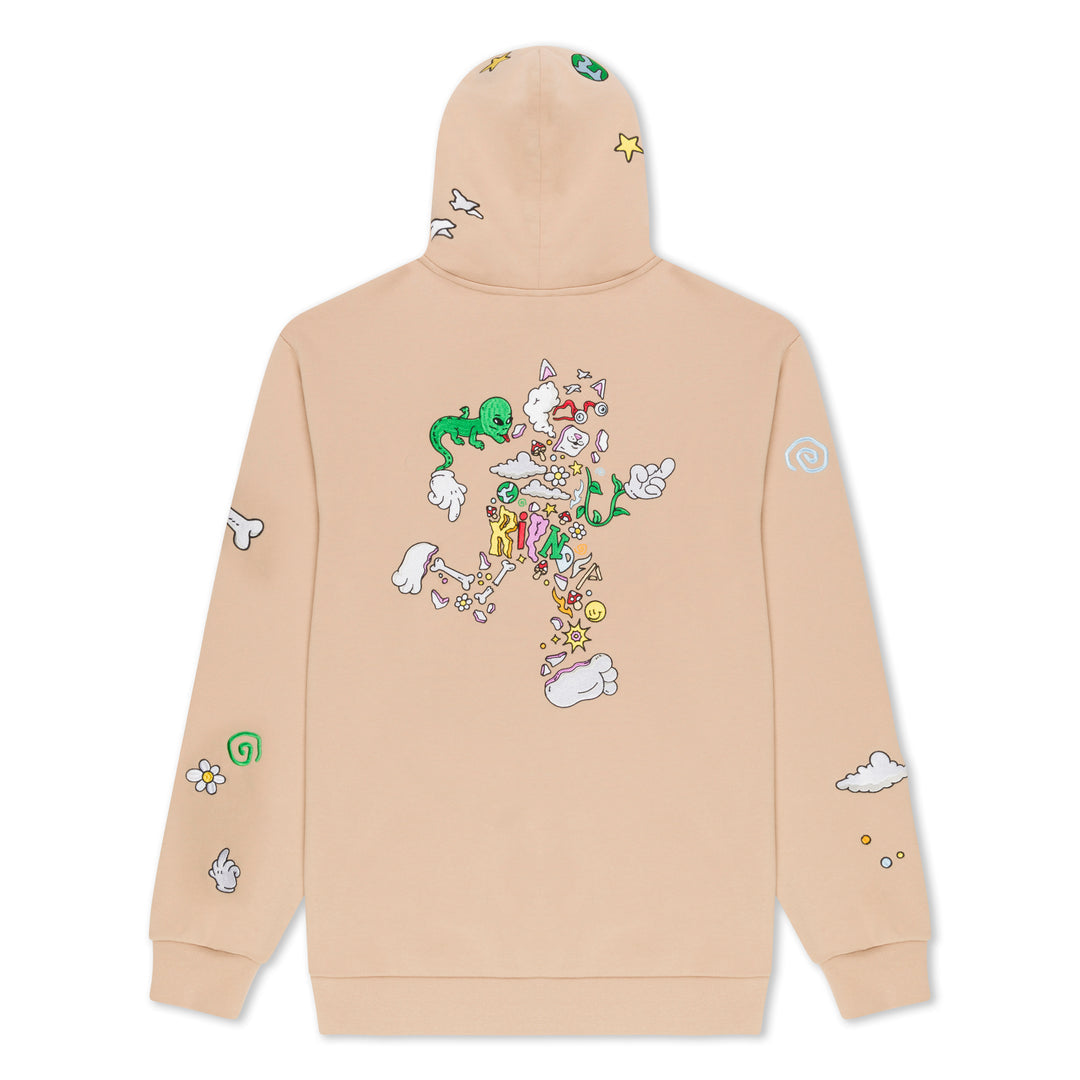 BROKEN DOWN HOODIE (ALMOND)