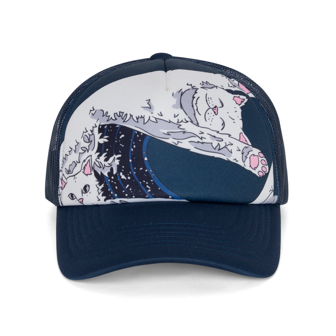 GREAT WAVE TRUCKER HAT (SLATE)