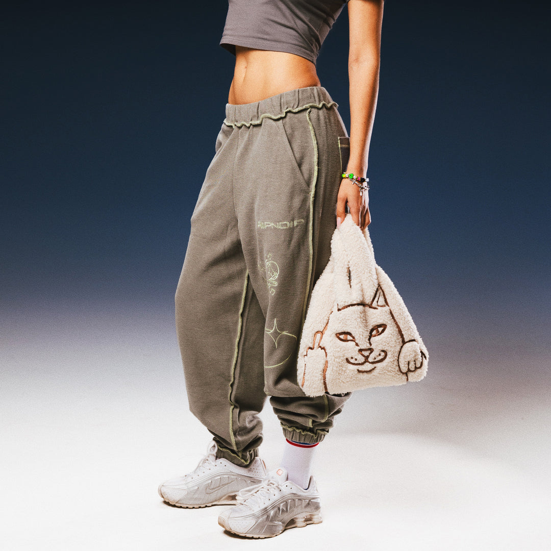 PEEKING NERMAL SHERPA TOTE BAG (NATURAL)