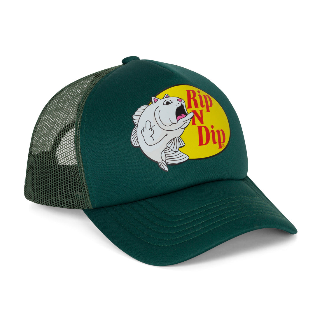 CATFISH TRUCKER HAT (LIGHT OLIVE)