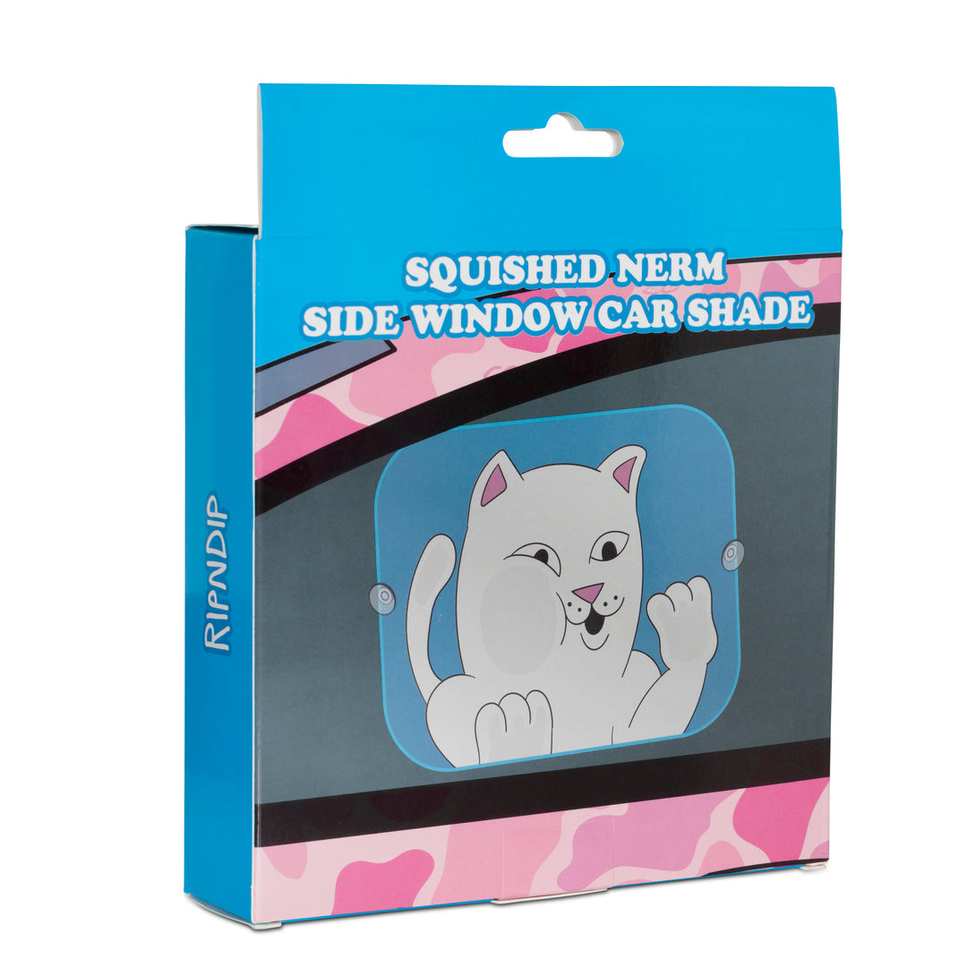 SQUISHED NERM CAR SIDE WINDOW SHADE (BLUE)