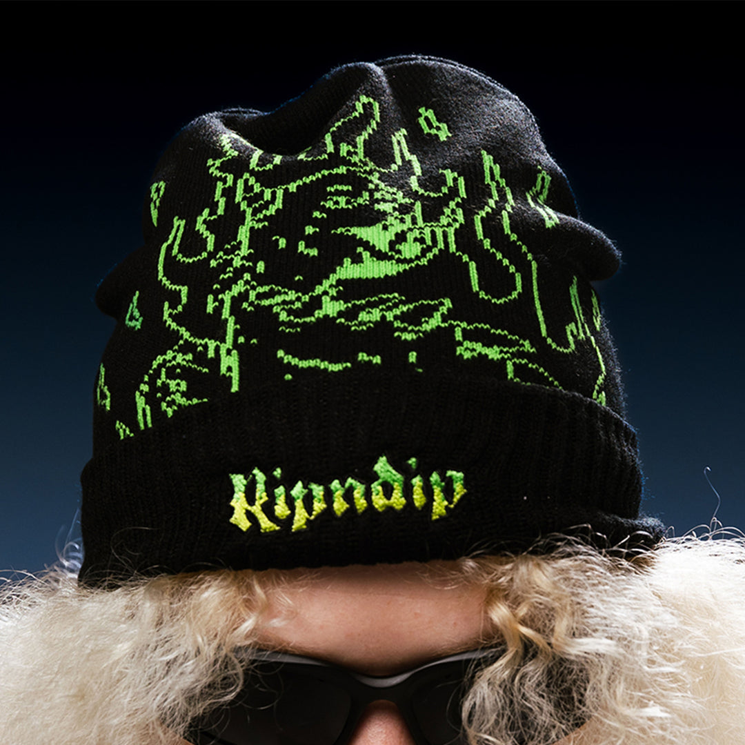 HORNTAIL BEANIE (BLACK)
