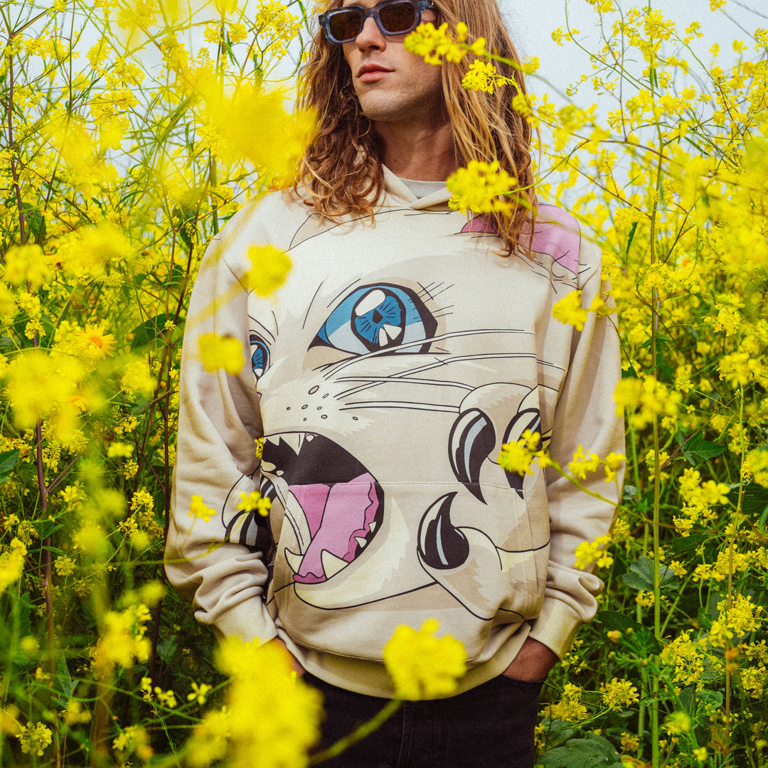 METAL CLAW HOODIE (BONE)
