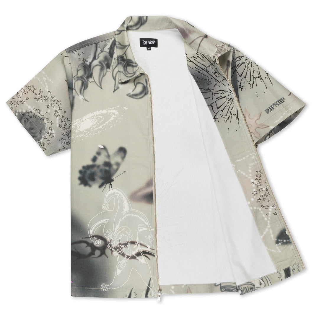 STARGAZING ZIP UP SHIRT (MULTI)
