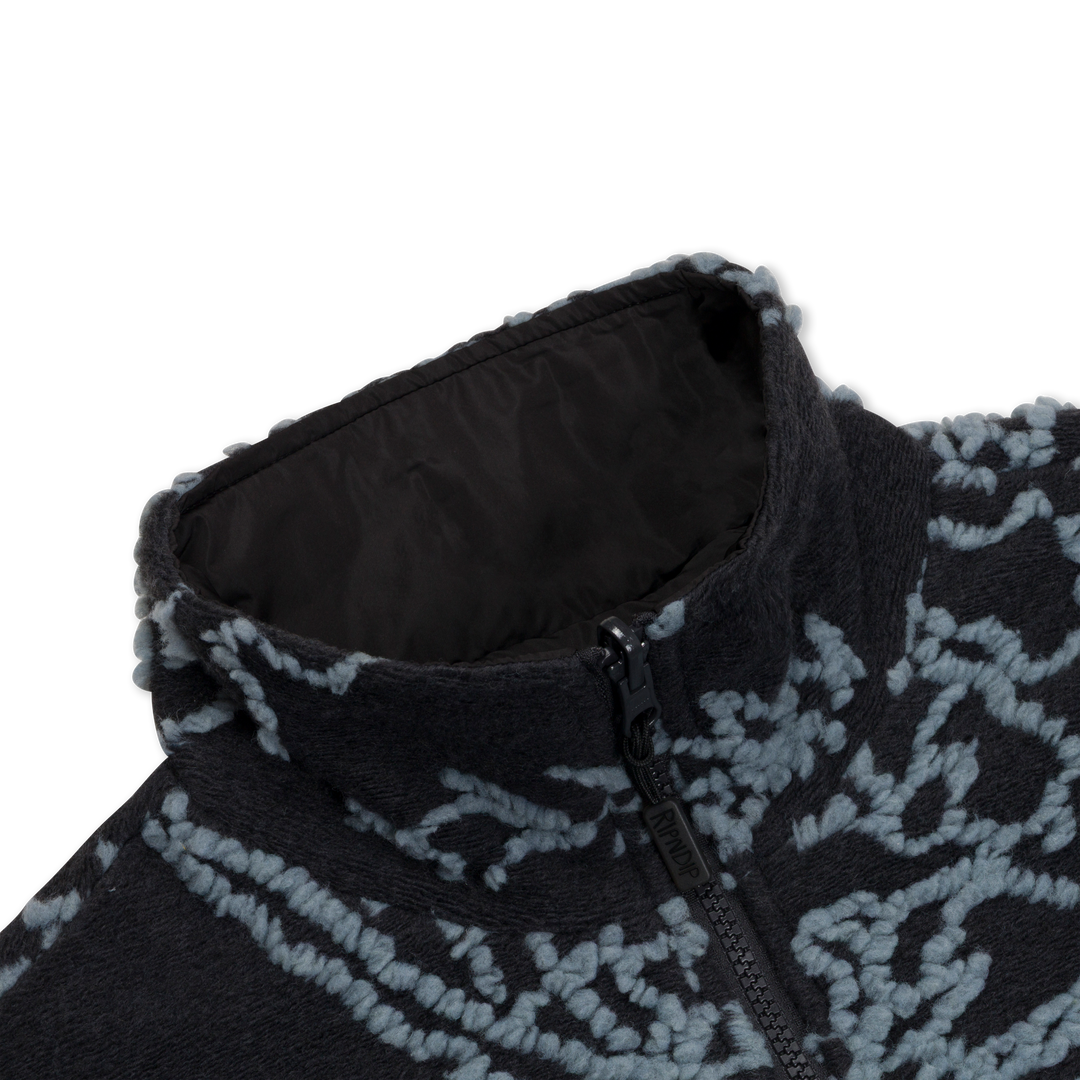 HAKU REVERSIBLE JACKET (BLACK / CHARCOAL)