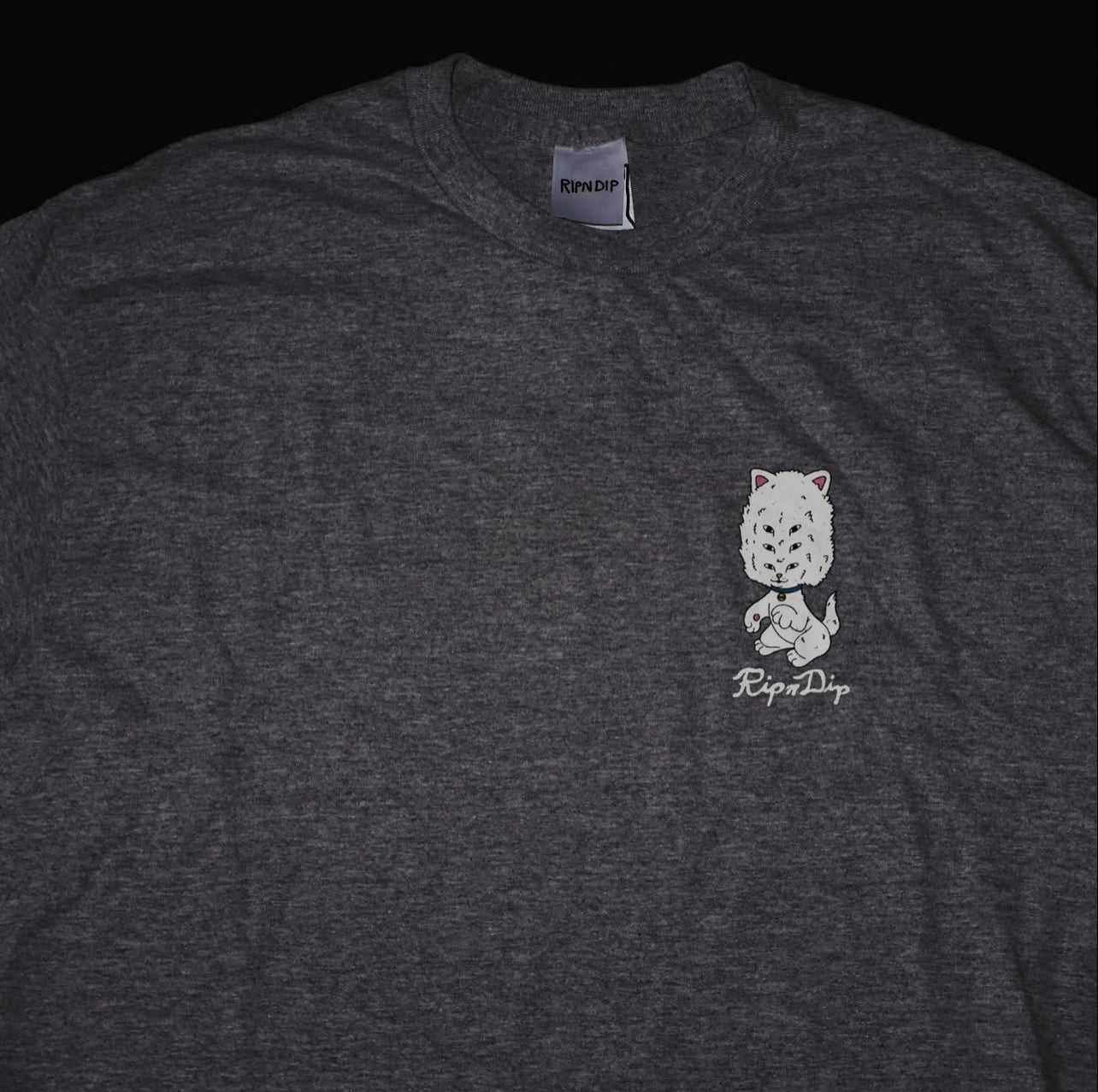 BIG HEAD TEE (ASH HEATHER)