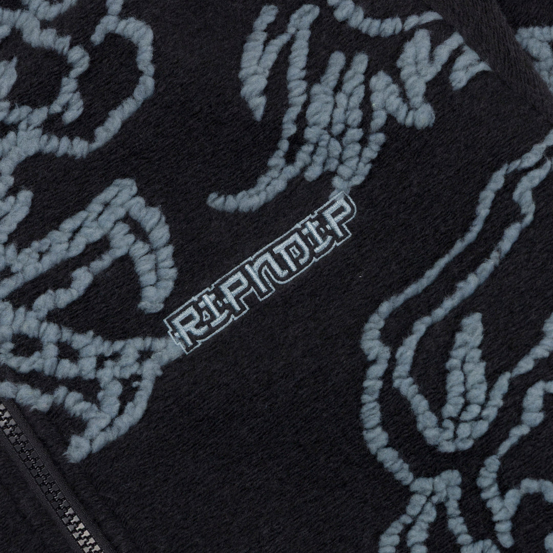 HAKU REVERSIBLE JACKET (BLACK / CHARCOAL)
