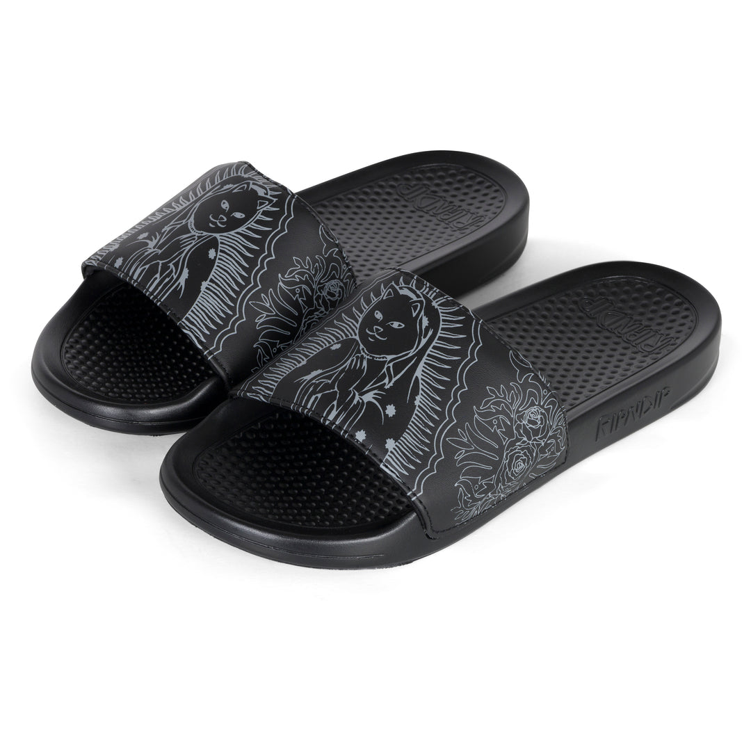 MOTHER NERM SLIDES (BLACK)