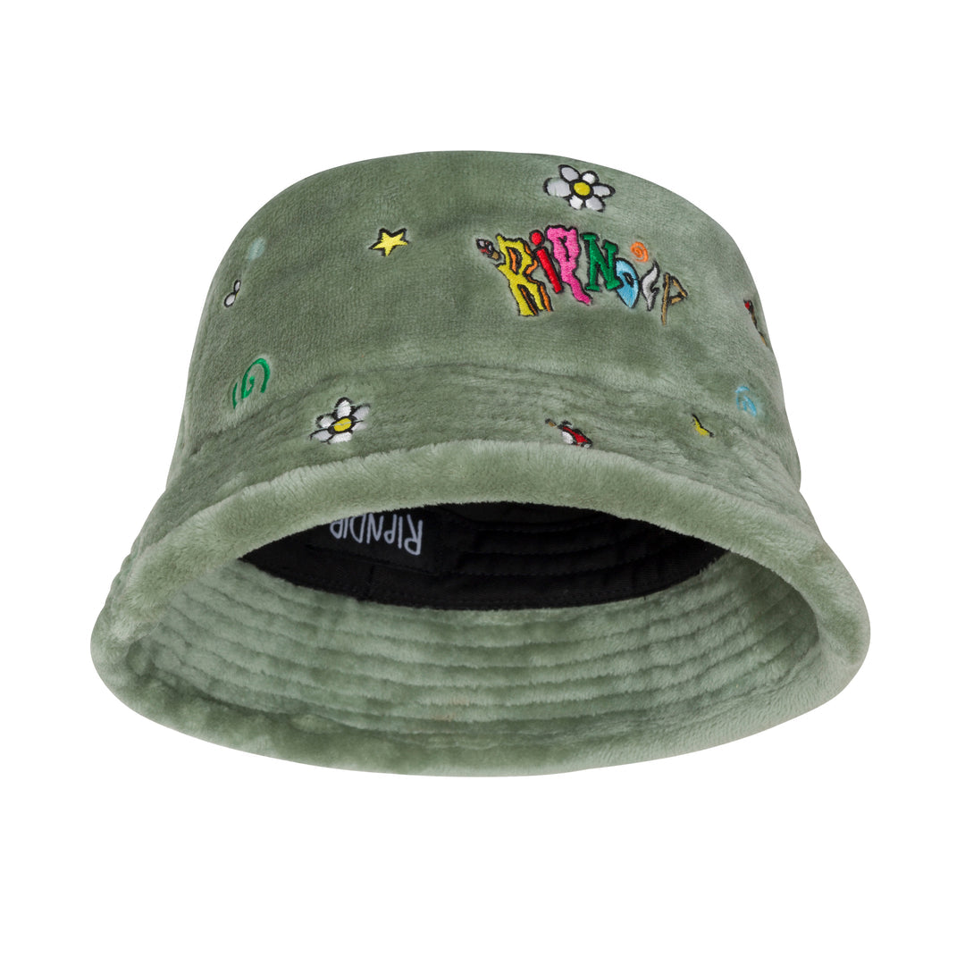 BROKEN DOWN SHERPA BUCKET HAT (LIGHT SAGE)