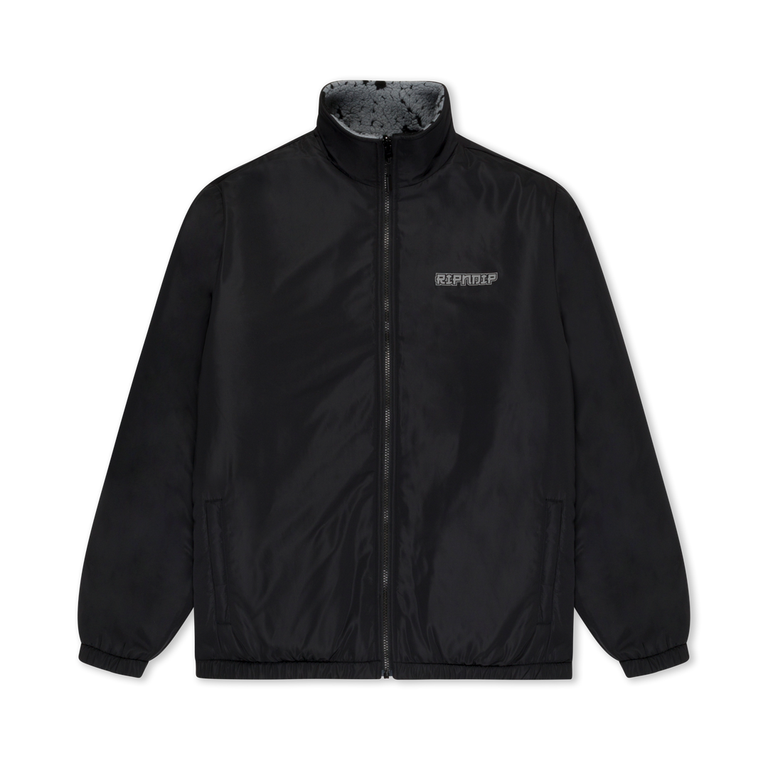 HAKU REVERSIBLE JACKET (BLACK / CHARCOAL)