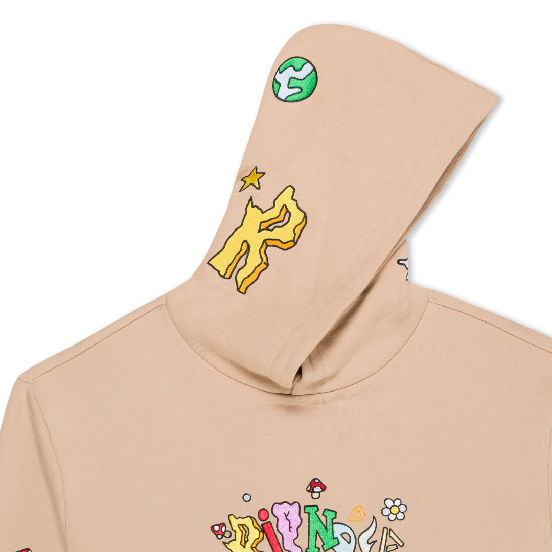 BROKEN DOWN HOODIE (ALMOND)