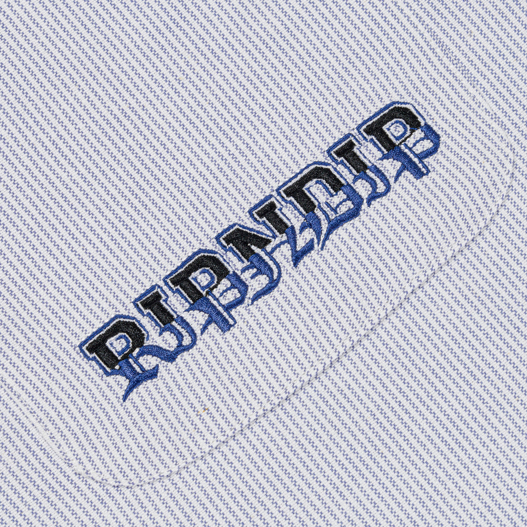 RICH SPIRIT QUARTER ZIP SHIRT (LIGHT BLUE)