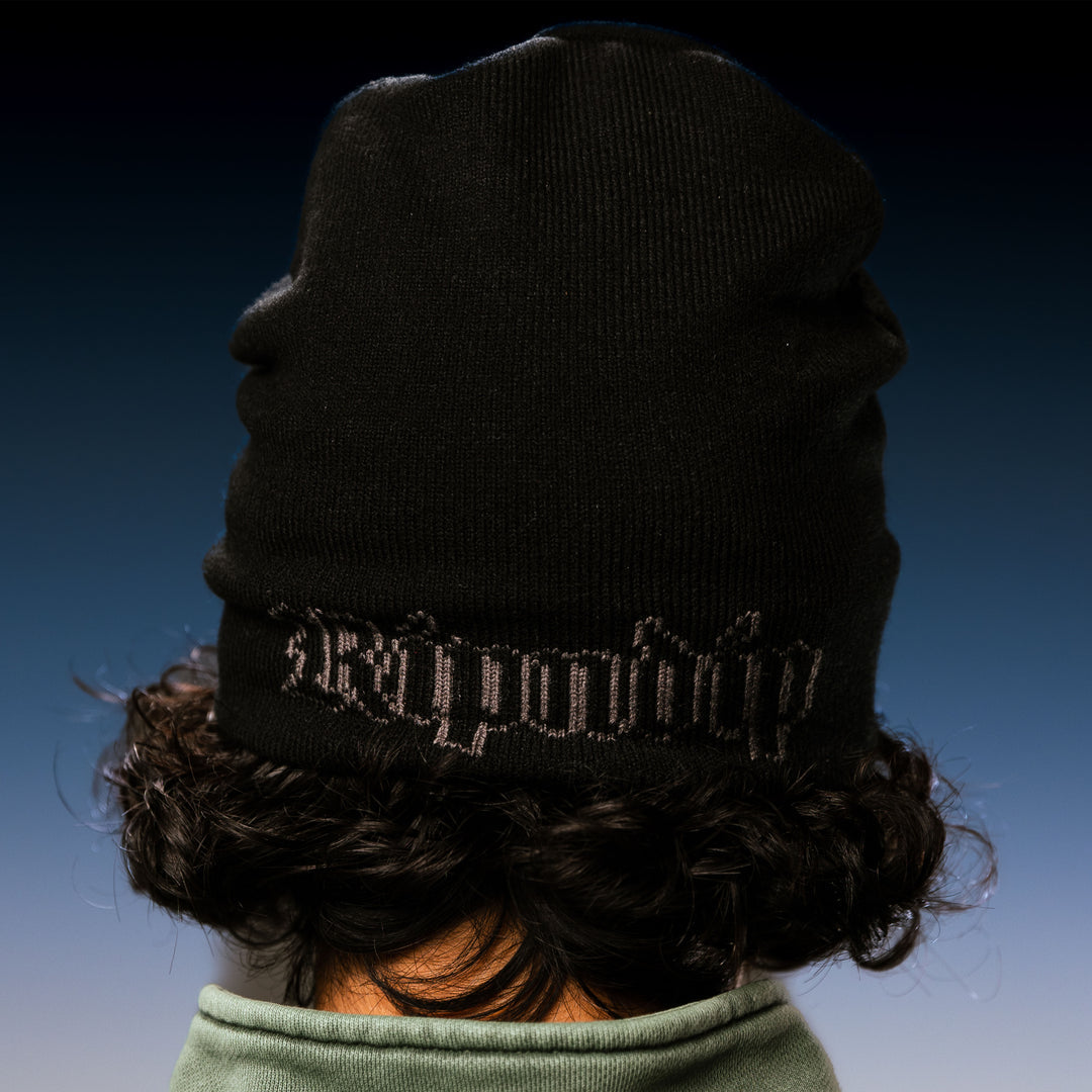 LORD SAVIOR SKULL BEANIE (BLACK)