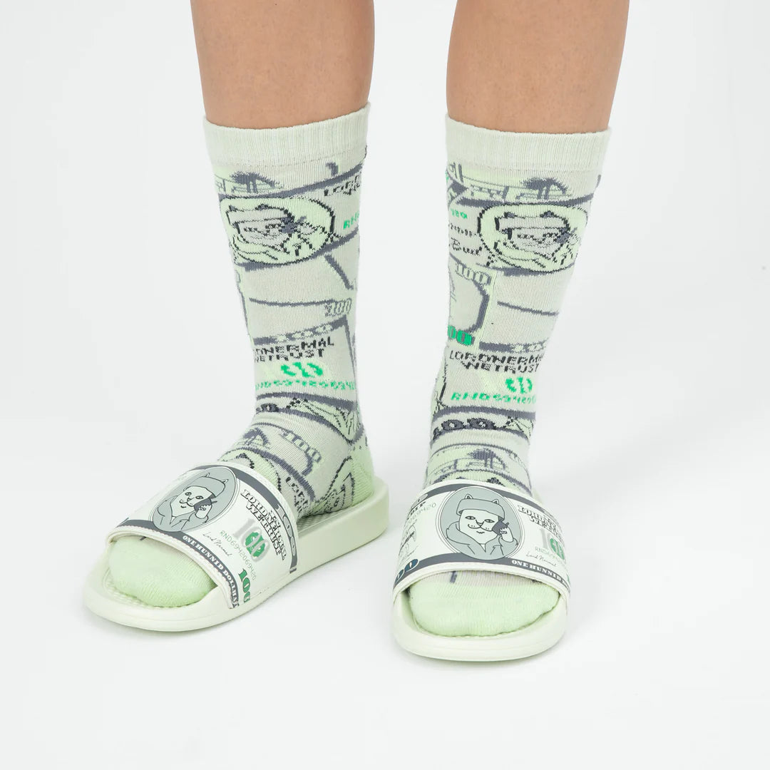 MONEYBAG SOCKS (OLIVE)