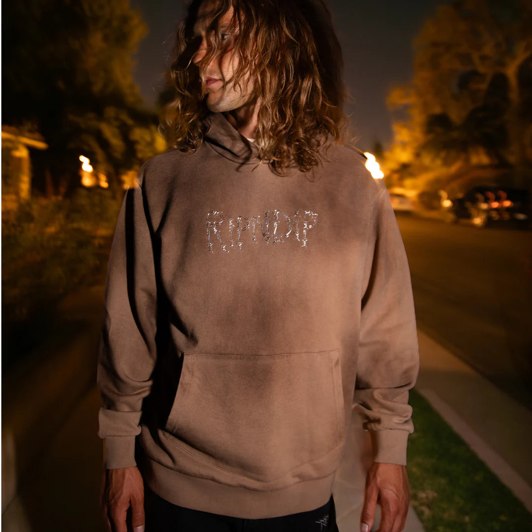 KEEP OUT HOODIE (ALMOND)