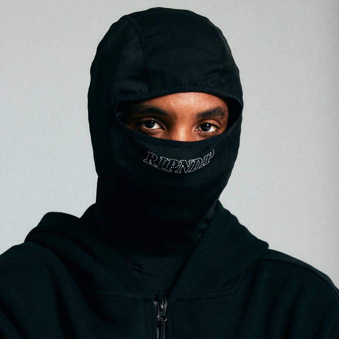 FUCKIN FUCK BALACLAVA HOODIE (BLACK)