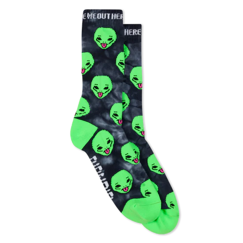 SOCKS WE OUT HERE (BLACK LIGHTING WASH)