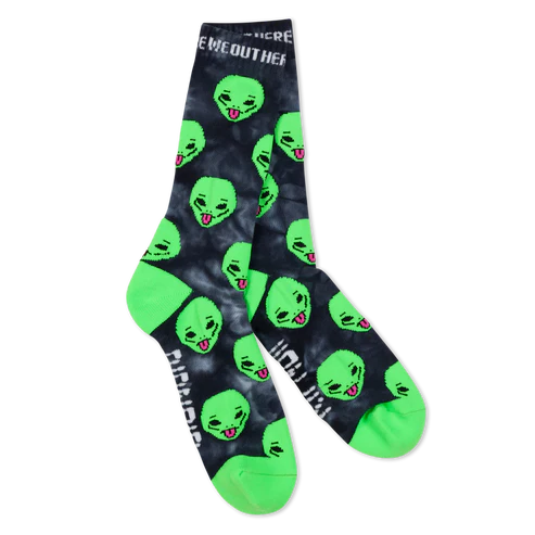 SOCKS WE OUT HERE (BLACK LIGHTING WASH)