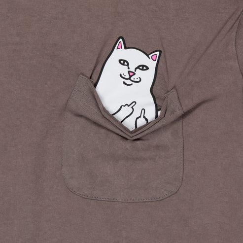 TSHIRT LORD NERMAL POCKET (TAN MINERAL WASH )