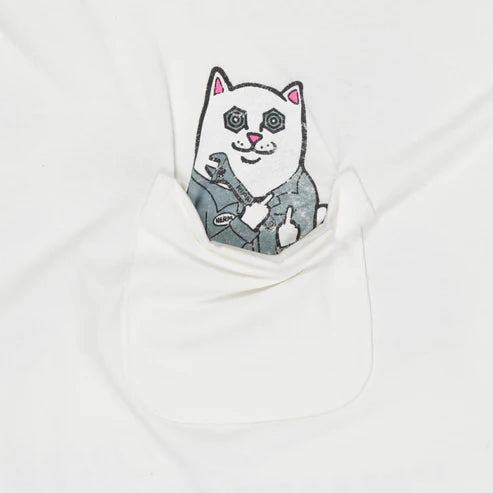 TSHIRT NUT THEN BOLT POCKET (BONE)