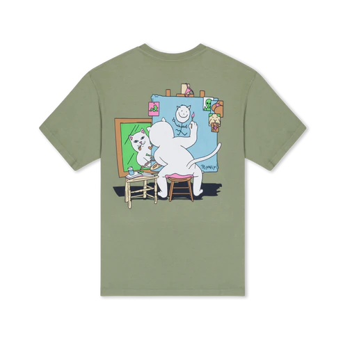 TSHIRT NERMAN ROCKWELL (DUSTY OLIVE)