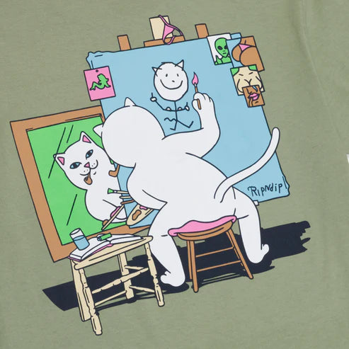 TSHIRT NERMAN ROCKWELL (DUSTY OLIVE)