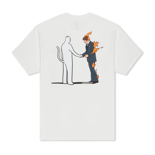 TSHIRT BURN (BONE)