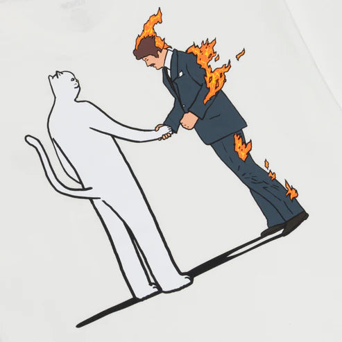 TSHIRT BURN (BONE)